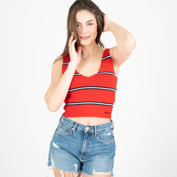 Top - TJW Knitted Strip |...