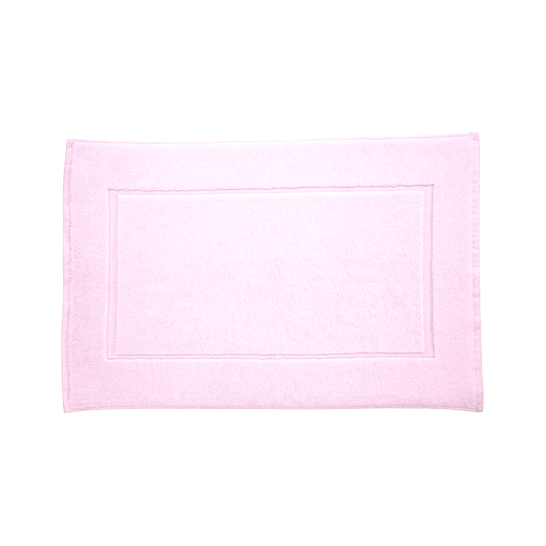 Tapis de bain - Rose poudre