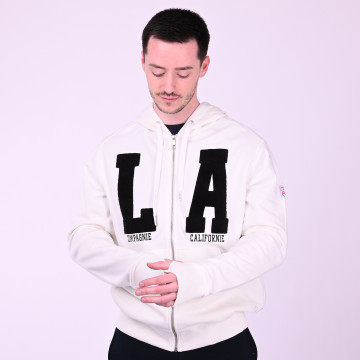 Sweat zippé mixte - Los Angeles