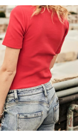 T-shirt - Telsia Rib