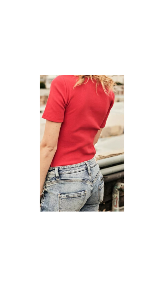 T-shirt - Telsia Rib