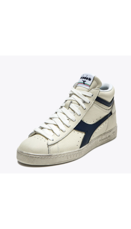Baskets montantes - Game L High Waxed Bleu foncé