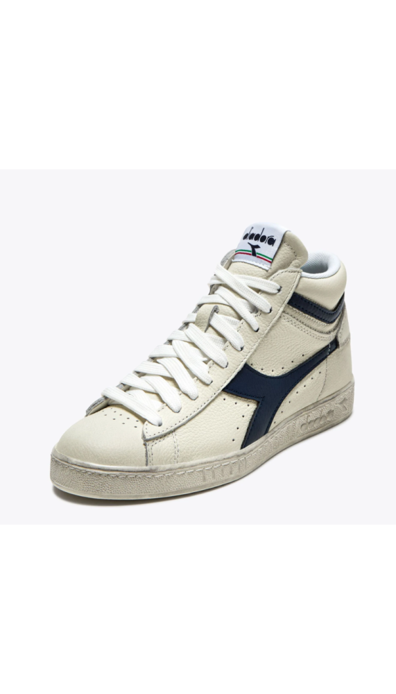 Baskets montantes - Game L High Waxed Bleu foncé