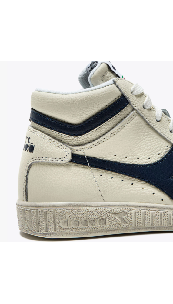 Baskets montantes - Game L High Waxed Bleu foncé