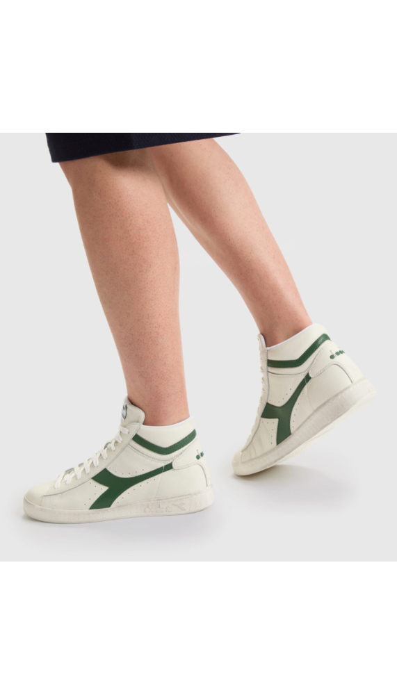 Baskets montantes - Game L High Waxed Vert