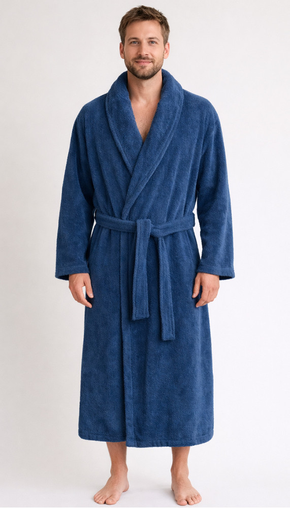 Peignoir bleu