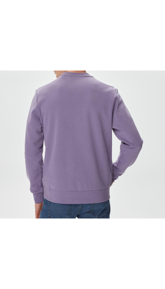 Sweat col rond - Micro Logo Repreve