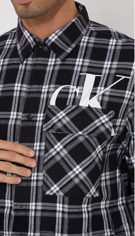 Chemise ML - Cut Off CK Check
