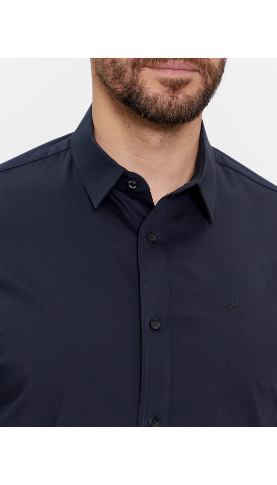Chemise ML - Stretch Poplin Slim