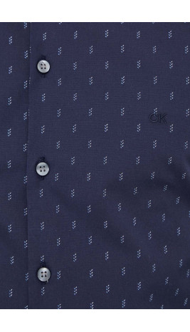 Chemise ML - Poplin Leaf Print