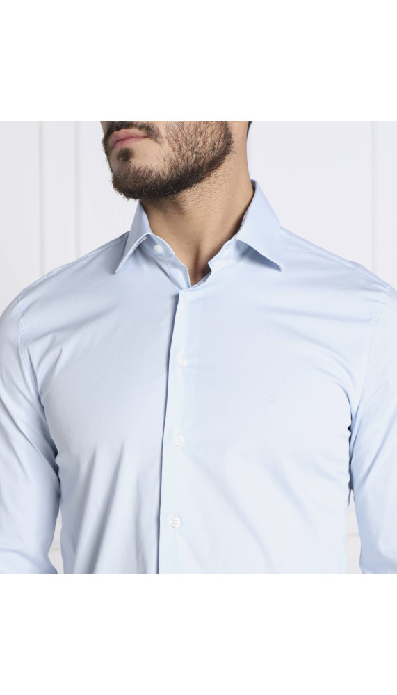 Chemise ML - Poplin STR ETCH