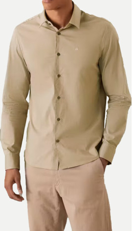 Chemise ML - Poplin Stretch Slim