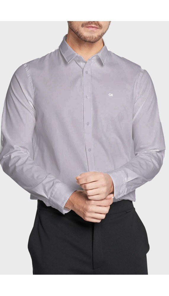 Chemise ML - Stretch Poplin Slim