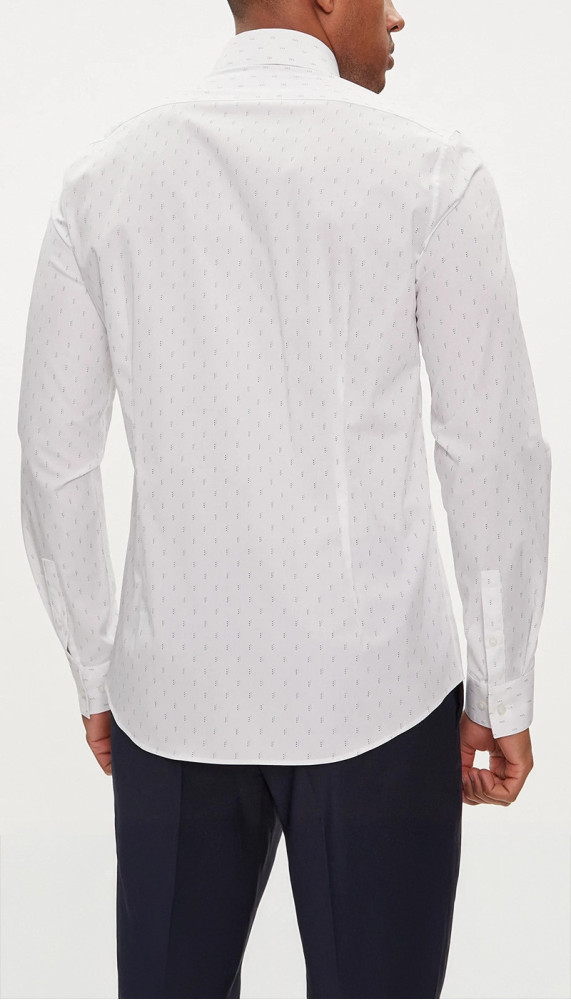 Chemise ML - Poplin Leaf Print