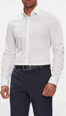 Chemise ML - Poplin Leaf Print