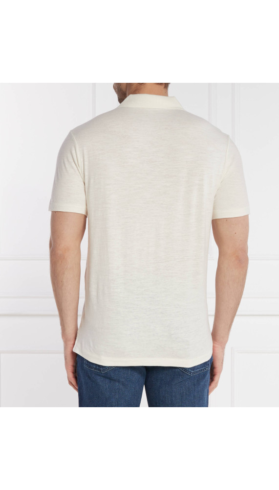 Polo - Cotton Linen Open Collar Polo