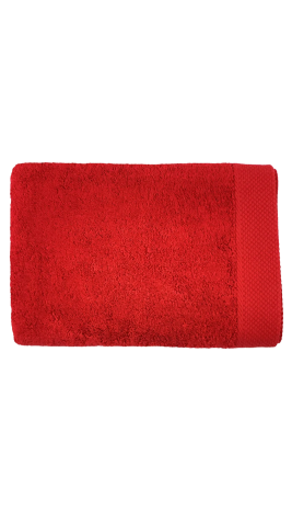 Serviette de toilette - Rouge