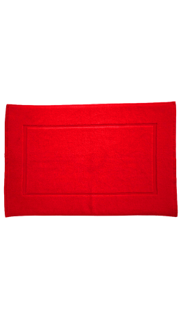 Tapis de bain - Rouge