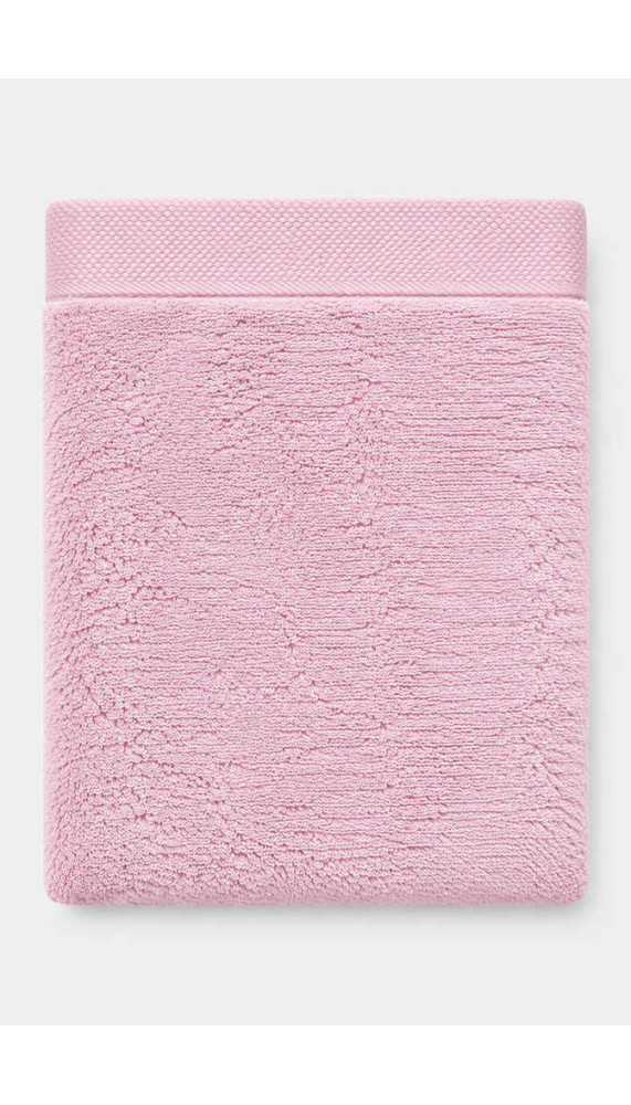 Drap de douche - Rose poudre