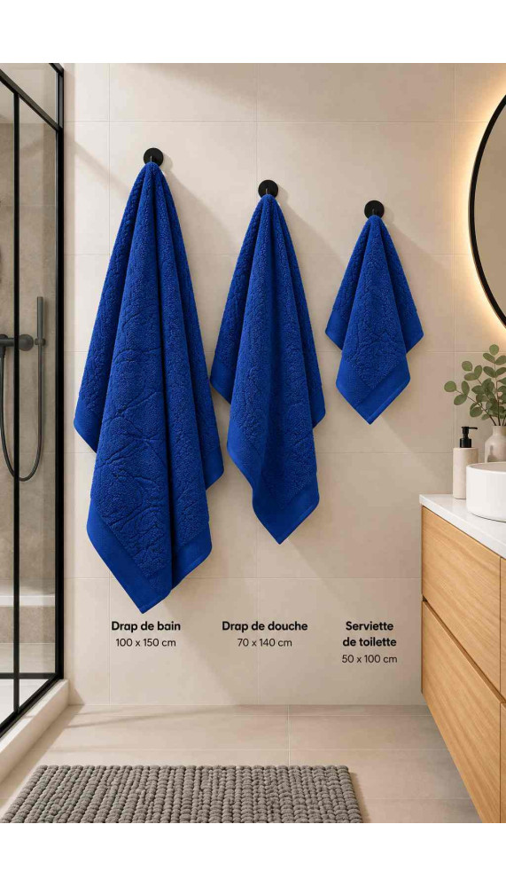 Drap de bain - Navy