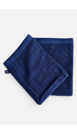 Gants de toilette x 2 - Navy