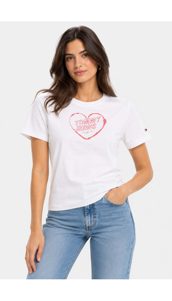 T Shirt MC - TJW Slim Sh Heart