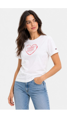 T Shirt MC - TJW Slim Sh Heart