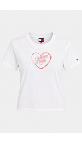 T Shirt MC - TJW Slim Sh Heart